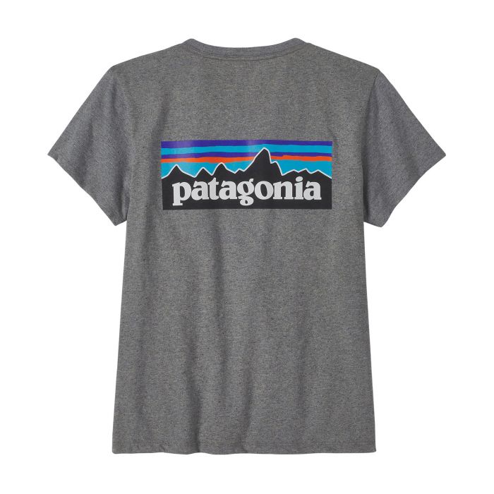 Damska koszulka Patagonia P-6 Logo Responsibili-Tee gravel heather || 'Damska\u0020koszulka\u0020Patagonia\u0020P\u002D6\u0020Logo\u0020Responsibili\u002DTee\u0020gravel\u0020heather'