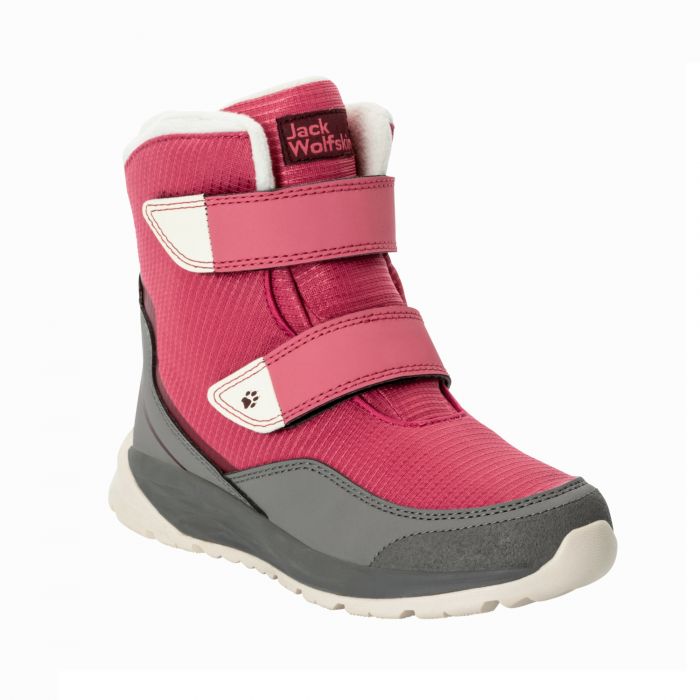 Buty zimowe dla dzieci Wolfskin soft HIGH TEXAPORE | BEAR VC różowy pink K Jack POLAR e-Horyzont