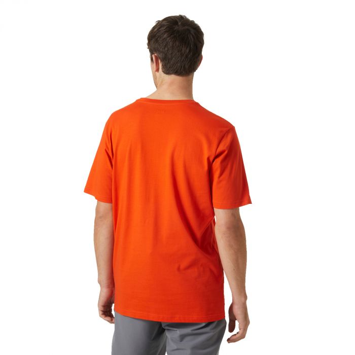 Koszulka męska Helly Hansen Logo T-shirt patrol orange || 'Koszulka\u0020m\u0119ska\u0020Helly\u0020Hansen\u0020Logo\u0020T\u002Dshirt\u0020patrol\u0020orange'