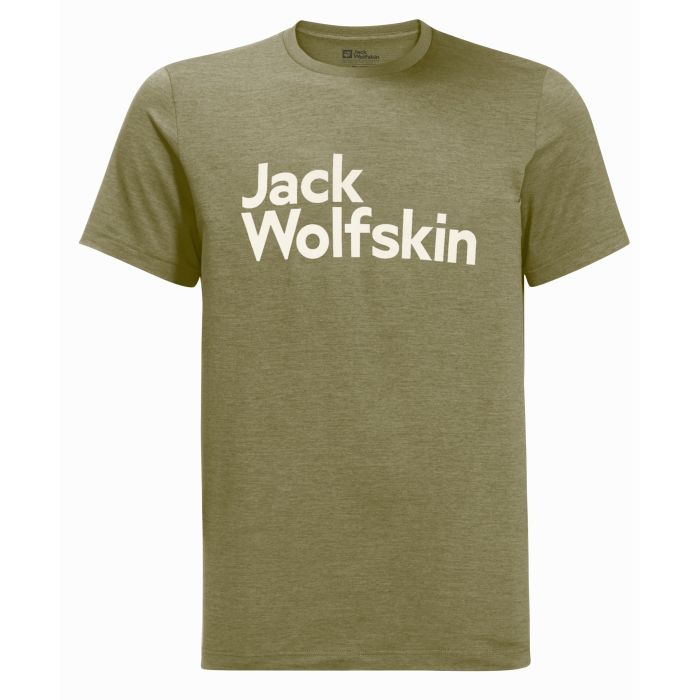 Męska koszulka Jack Wolfskin BRAND T M bay leaf || 'M\u0119ska\u0020koszulka\u0020Jack\u0020Wolfskin\u0020BRAND\u0020T\u0020M\u0020bay\u0020leaf'