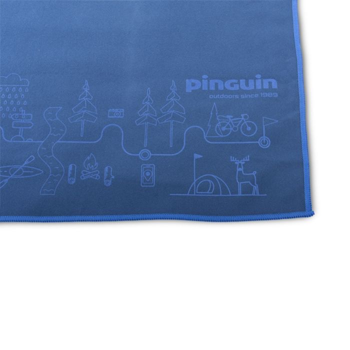 Ręcznik szybkoschnący Pinguin Micro Towel L Mapa 60x120 navy blue || 'R\u0119cznik\u0020szybkoschn\u0105cy\u0020Pinguin\u0020Micro\u0020Towel\u0020L\u0020Mapa\u002060x120\u0020navy\u0020blue'
