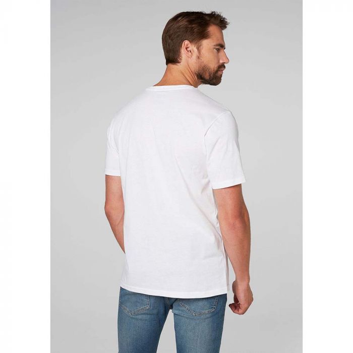 Koszulka męska Helly Hansen Logo T-shirt white || 'Koszulka\u0020m\u0119ska\u0020Helly\u0020Hansen\u0020Logo\u0020T\u002Dshirt\u0020white'