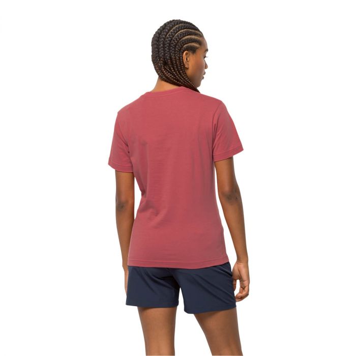 T-shirt damski Jack Wolfskin FLORELL BOX T W faded rose różowy | e-Horyzont | Sport-T-Shirts