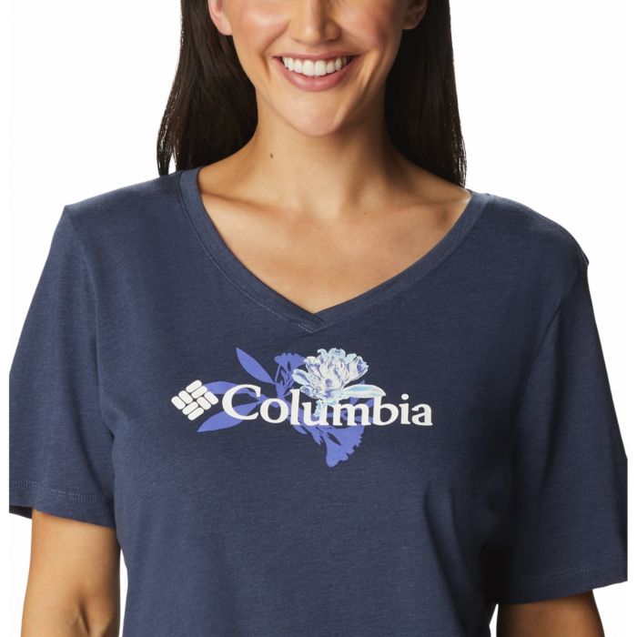 Koszulka damska Columbia Bluebird Day Relaxed V Neck nocturnal || 'Koszulka\u0020damska\u0020Columbia\u0020Bluebird\u0020Day\u0020Relaxed\u0020V\u0020Neck\u0020nocturnal'