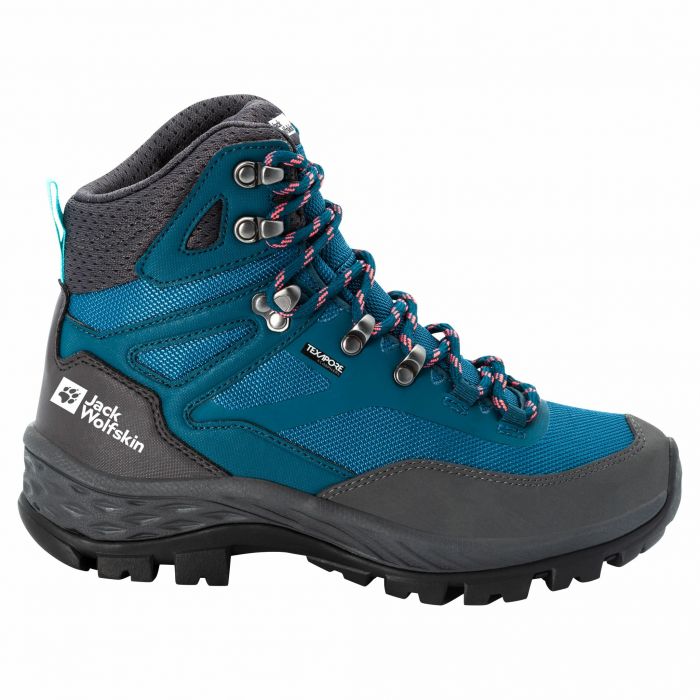 trekkingowe Jack Wolfskin REBELLION GUIDE TEXAPORE MID W turquoise / coral | e-Horyzont
