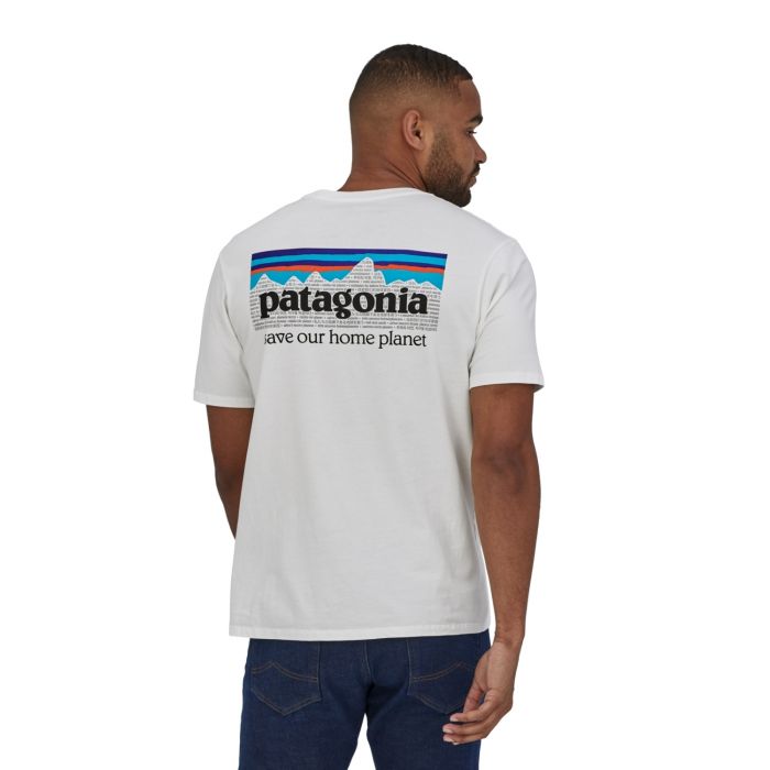 Męska koszulka Patagonia P-6 Mission Organic T-Shirt tidepool blue || 'M\u0119ska\u0020koszulka\u0020Patagonia\u0020P\u002D6\u0020Mission\u0020Organic\u0020T\u002DShirt\u0020tidepool\u0020blue'