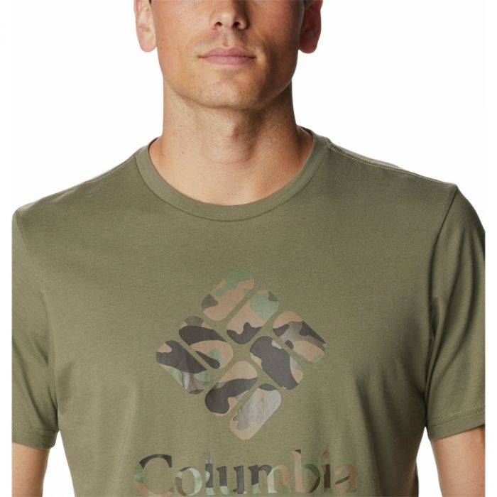 Męska koszulka Columbia Rapid Ridge™ Graphic Tee stone green || 'M\u0119ska\u0020koszulka\u0020Columbia\u0020Rapid\u0020Ridge\u2122\u0020Graphic\u0020Tee\u0020stone\u0020green'
