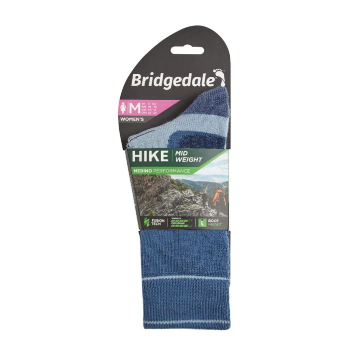 Damskie skarpety trekkingowe Bridgedale Midweight Merino Performance Boot blue sky || 'Damskie\u0020skarpety\u0020trekkingowe\u0020Bridgedale\u0020Midweight\u0020Merino\u0020Performance\u0020Boot\u0020blue\u0020sky'