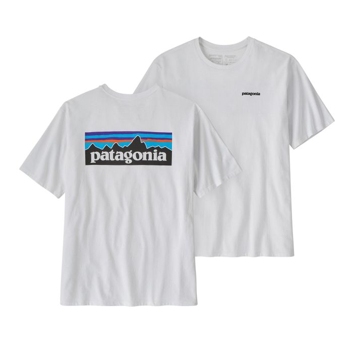 T-shirt męski Patagonia P-6 Logo Responsibili Tee white || 'T\u002Dshirt\u0020m\u0119ski\u0020Patagonia\u0020P\u002D6\u0020Logo\u0020Responsibili\u0020Tee\u0020white'