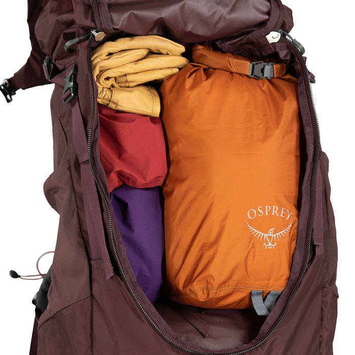 Damski plecak górski trekkingowy Osprey Kyte 48 elderberry purple || 'Damski\u0020plecak\u0020g\u00F3rski\u0020trekkingowy\u0020Osprey\u0020Kyte\u002048\u0020elderberry\u0020purple'