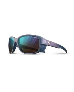 Damskie okulary sportowe z fotochromem Julbo Monterosa 2 Reactiv 2-4 J5423680 iridescent cyan blue/purple