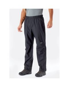 Męskie spodnie przeciwdeszczowe Rab Downpour Eco Pants black