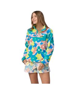 Damska bluza polarowa Patagonia Lightweight Synchilla® Snap-T® Fleece Pullover channeling spring/natural