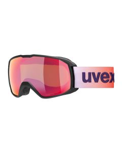 Gogle narciarskie Uvex Xcitd CV S2 black matt/scarlet