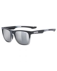 Okulary turystyczne Uvex LGL 42 black transparent/silver