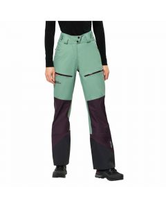 Damskie spodnie skiturowe Jack Wolfskin ALPSPITZE 3L PANTS W granite green
