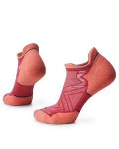 Skarpety do biegania stopki damskie Run Targeted Cushion Low Ankle Socks pomegranate