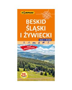 Mapa turystyczna Compass Beskid Śląski i Żywiecki 1:50 000 laminowana