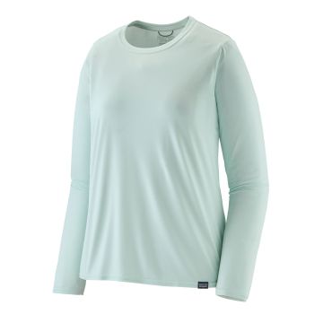 Koszulka damska Patagonia W's Long Sleeved Capilene Cool Daily Shirt wispy green/light wispy green X-Dye