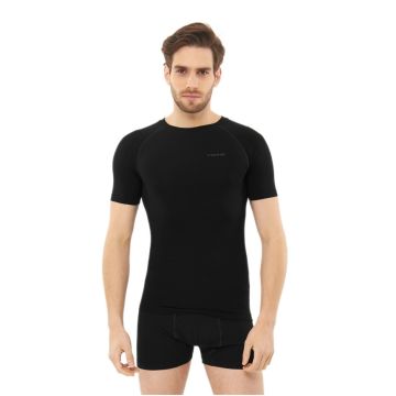 Męska koszulka termoaktywna Viking Lockness Man T-shirt full black