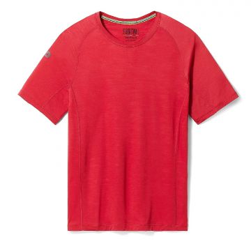 Męska koszulka z krótkim rękawem Smartwool Active Ultralite SS rhythmic red