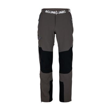 Męskie spodnie trekkingowe Milo Brenta grey/black