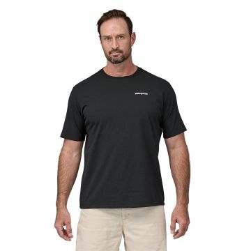 T-shirt męski Patagonia P-6 Logo Responsibili Tee black