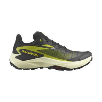 Męskie buty trailowe Salomon Genesis black/sulphur spring/transparent yellow