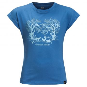 T-shirt dziewczęcy FAIRYTALE T G wave blue