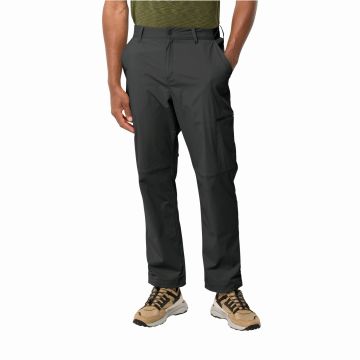 Męskie spodnie outdoor Jack Wolfskin WANDERTHIRST PANTS M granite black