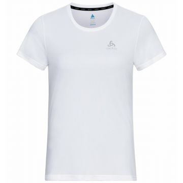 Damska koszulka techniczna Odlo Essential Flyer T-Shirt Crew Neck S/S white