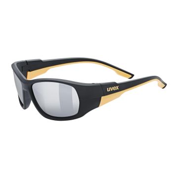 Sportowe okulary przeciwsłoneczne dla dziecka Uvex Sportstyle 514 black matt/silver