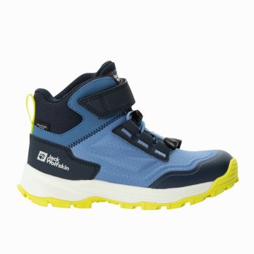 Dziecięce buty trekkingowe Jack Wolfskin CYROX TEXAPORE MID K elemental blue
