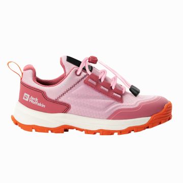 Dziecięce buty trekkingowe Jack Wolfskin CYROX TEXAPORE LOW K soft pink