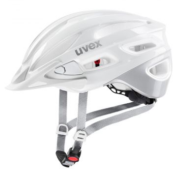 Damski kask rowerowy Allround Uvex TRUE white/silver