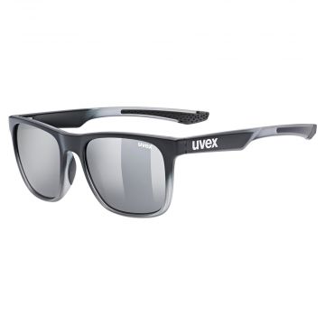 Okulary turystyczne Uvex LGL 42 black transparent/silver