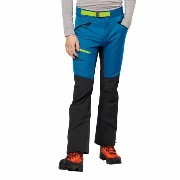 Męskie spodnie skiturowe Jack Wolfskin ALPSPITZE PANTS M blue pacific