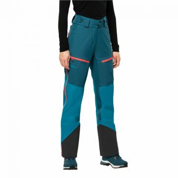 Damskie spodnie skiturowe Jack Wolfskin ALPSPITZE 3L PANTS W blue coral