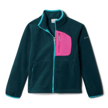 Dziecięcy polar Columbia Fast Trek™ III Fleece Full Zip Jacket night wave/pink ice