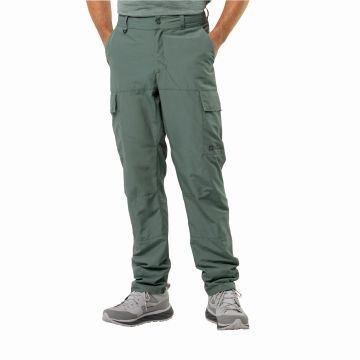 Męskie spodnie trekkingowe Jack Wolfskin BARRIER PANT M hedge green