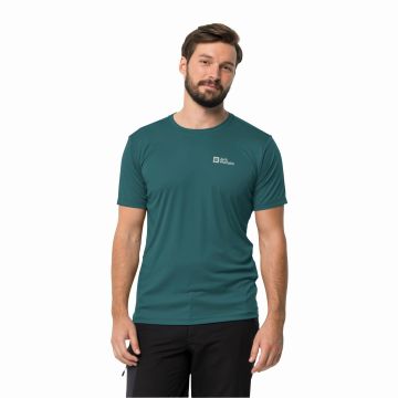 T-shirt męski Jack Wolfskin TECH T M emerald