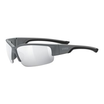 Sportowe okulary przeciwsłoneczne Uvex Sportstyle 215 grey matt/silver