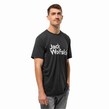 Męska koszulka Jack Wolfskin BRAND T M black