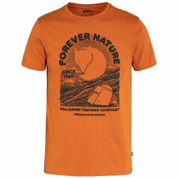 Koszulka męska Fjällraven Equipment T-shirt sunset orange