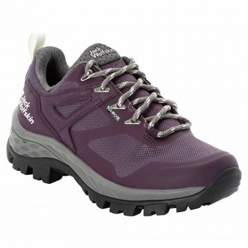 Damskie buty trekkingowe Jack Wolfskin REBELLION GUIDE TEXAPORE LOW W purple/ grey
