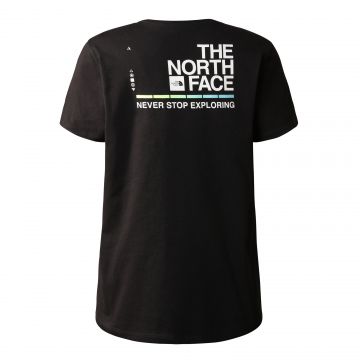 Damski t-shirt The North Face Foundation Graphic Tee S/S Eu black/gardenia white