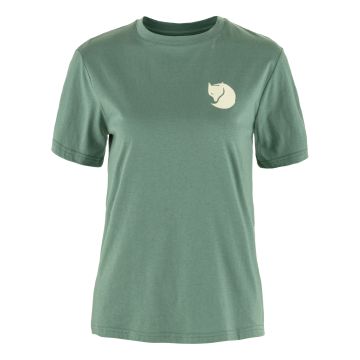 Damska koszulka Fjallraven Walk With Nature T-shirt patina green