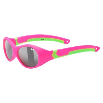Okulary sportowe dla dziecka Uvex SPORTSTYLE 510 pink/green mat
