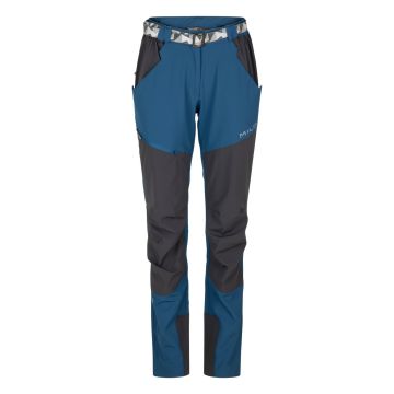 Damskie spodnie trekkingowe Milo Tenali Lady blue stone/dark grey