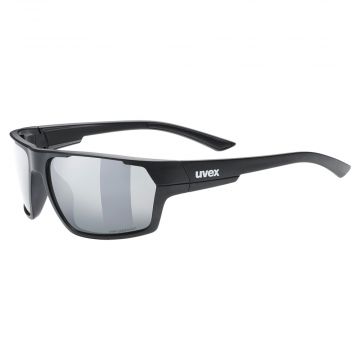 Okulary sportowe ze szkłami polaryzacyjnymi Uvex SPORTSTYLE 233 P black mat